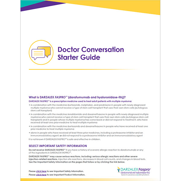 Doctor Conversation Starter Guide