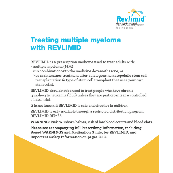 REVLIMID Treatment Overview
