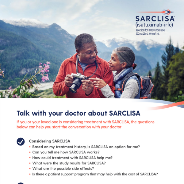 SARCLISA Prospective Patient Discussion Guide 