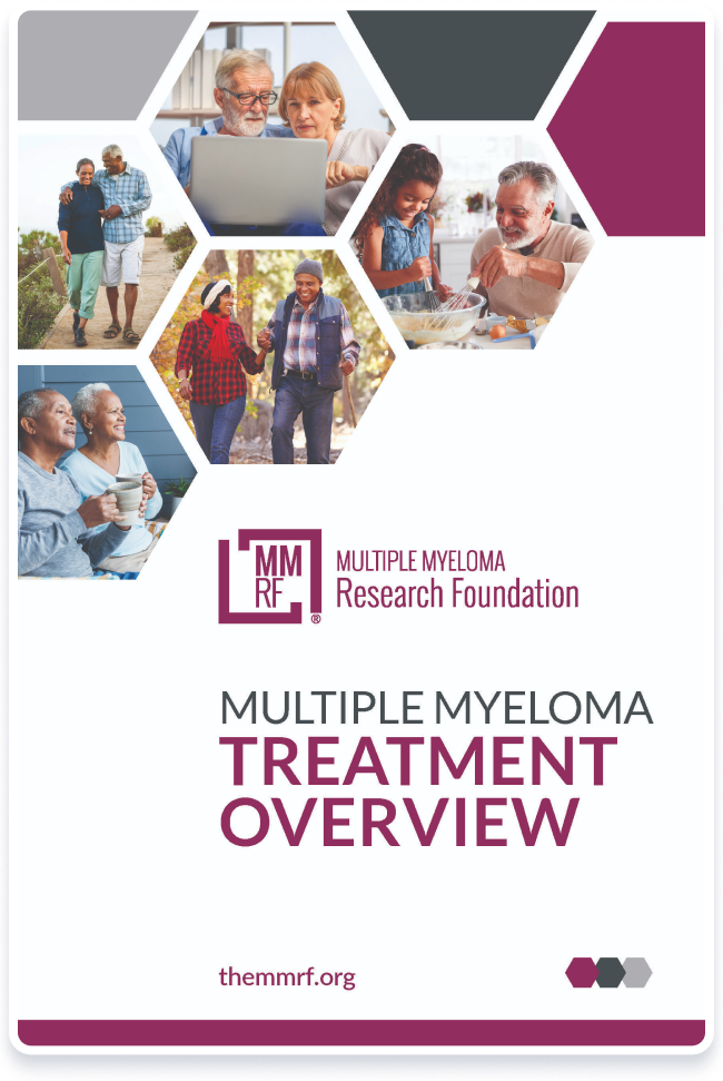 Multiple Myeloma Treatment Overview booklet.