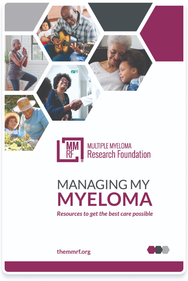 Managing My Myeloma booklet.