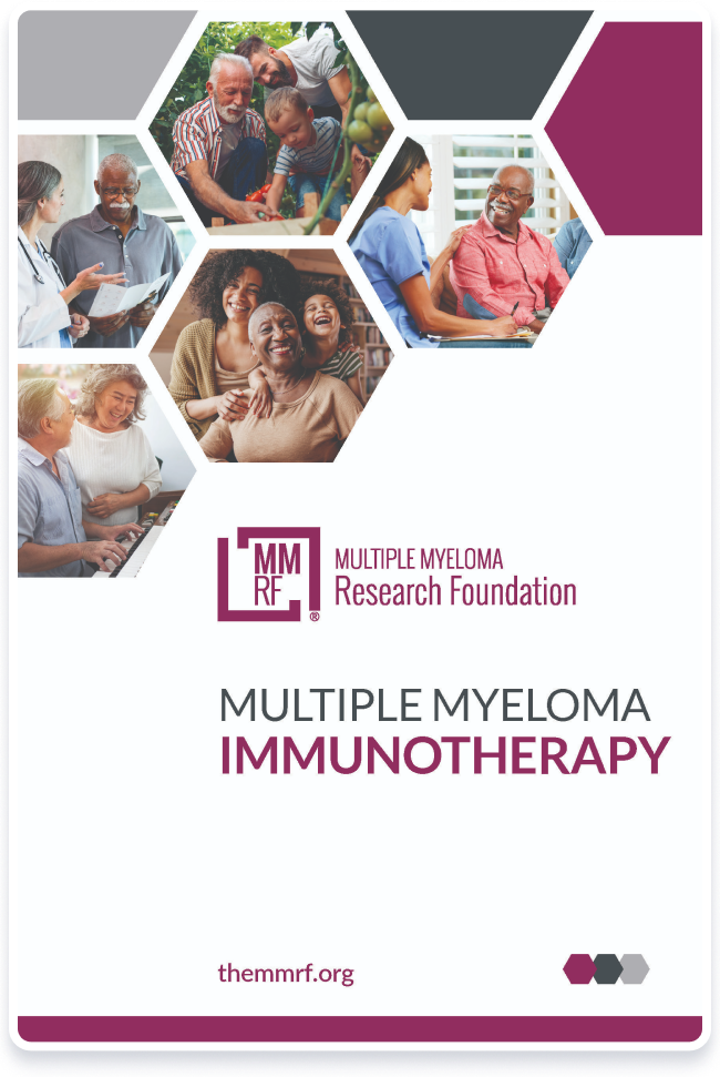 Multiple Myeloma Immunotherapy booklet.