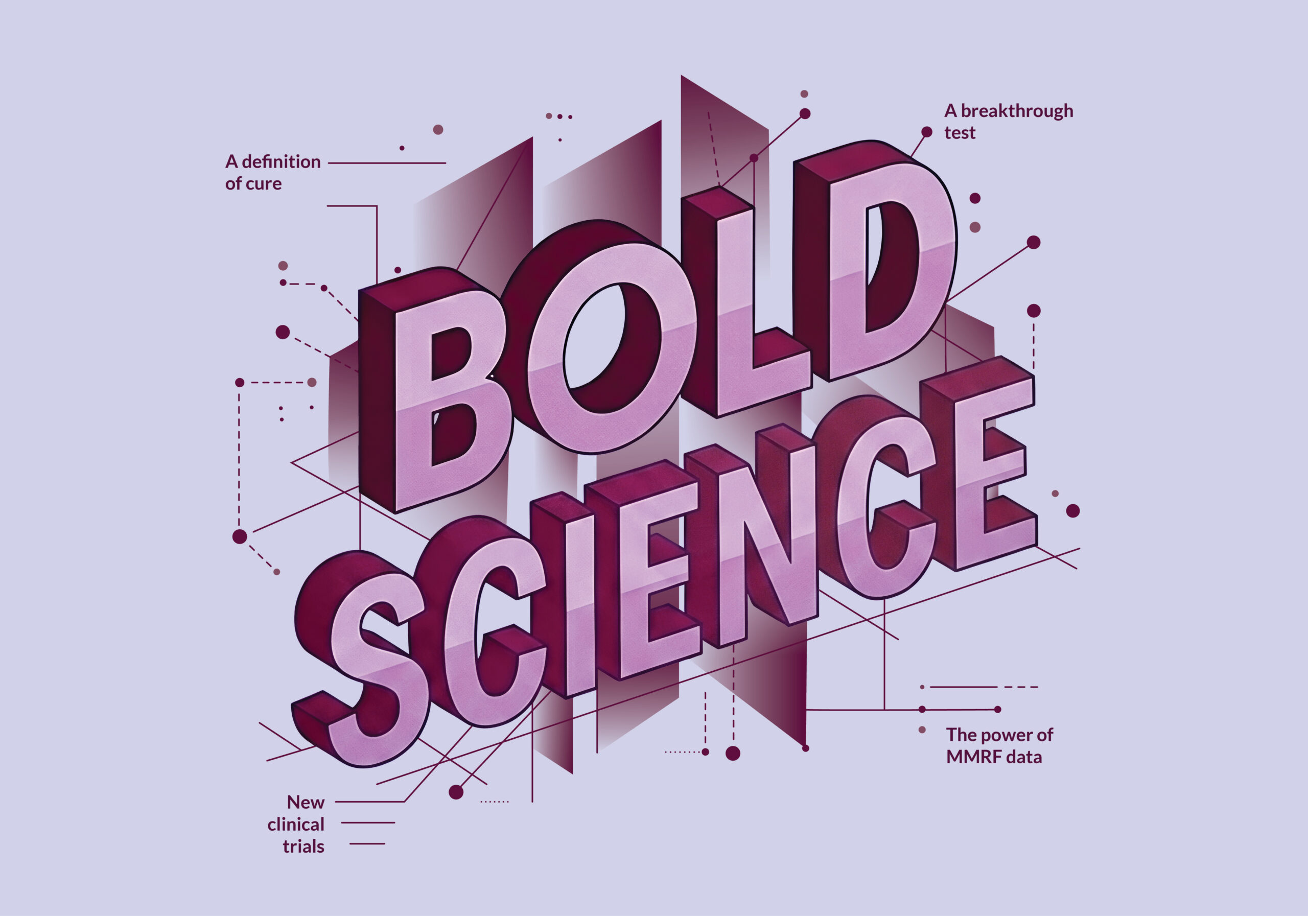 Accelerator cover with words "Bold Science"